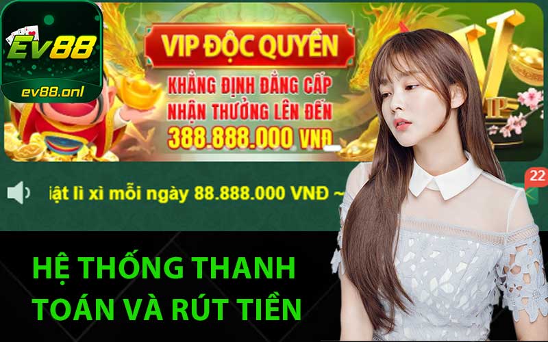 Hệ thống thanh toán và rút tiền